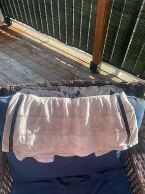 Lululemon size 10 Skort with Built-In Shorts in white, grey and Charcoal